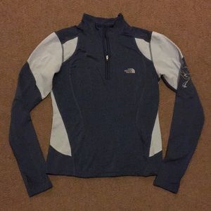 Active Long Sleeve Blue North Face Shirt Medium Large